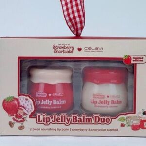 Celavi lip jelly balm duo Strawberry Shortcake